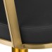 Hairdressing Chair GABBIANO ARRAS GOLD Black